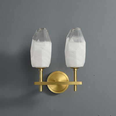 Lily glass 2-Lights Wall Sconce