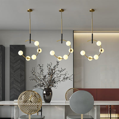 Moon Ball Chandelier