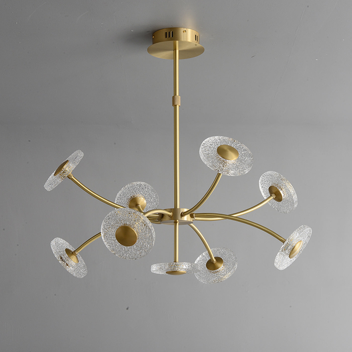 Creative disc chandelier