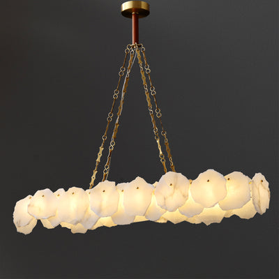Marble Snowflake Chandelier