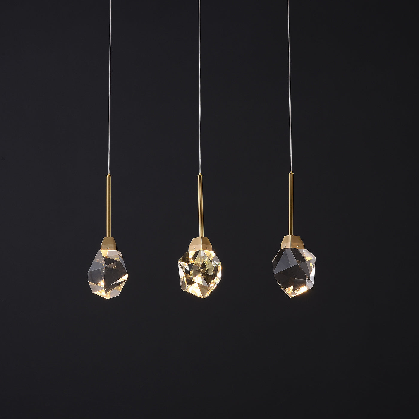 Rectangle Crystal Diamond Chandelier
