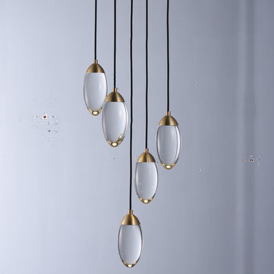 Water droplets chandelier