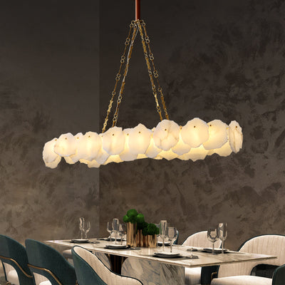 Marble Snowflake Chandelier