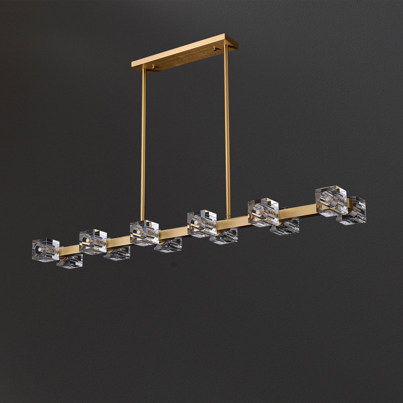 Symmetry Cube Crystal Chandelier