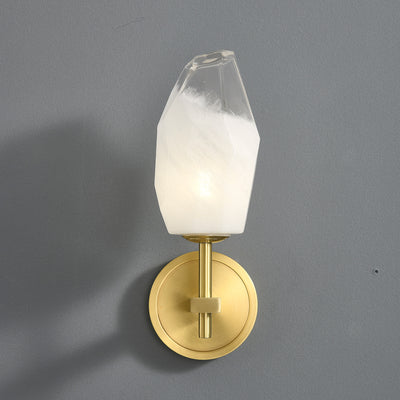 Lily glass Wall Sconce