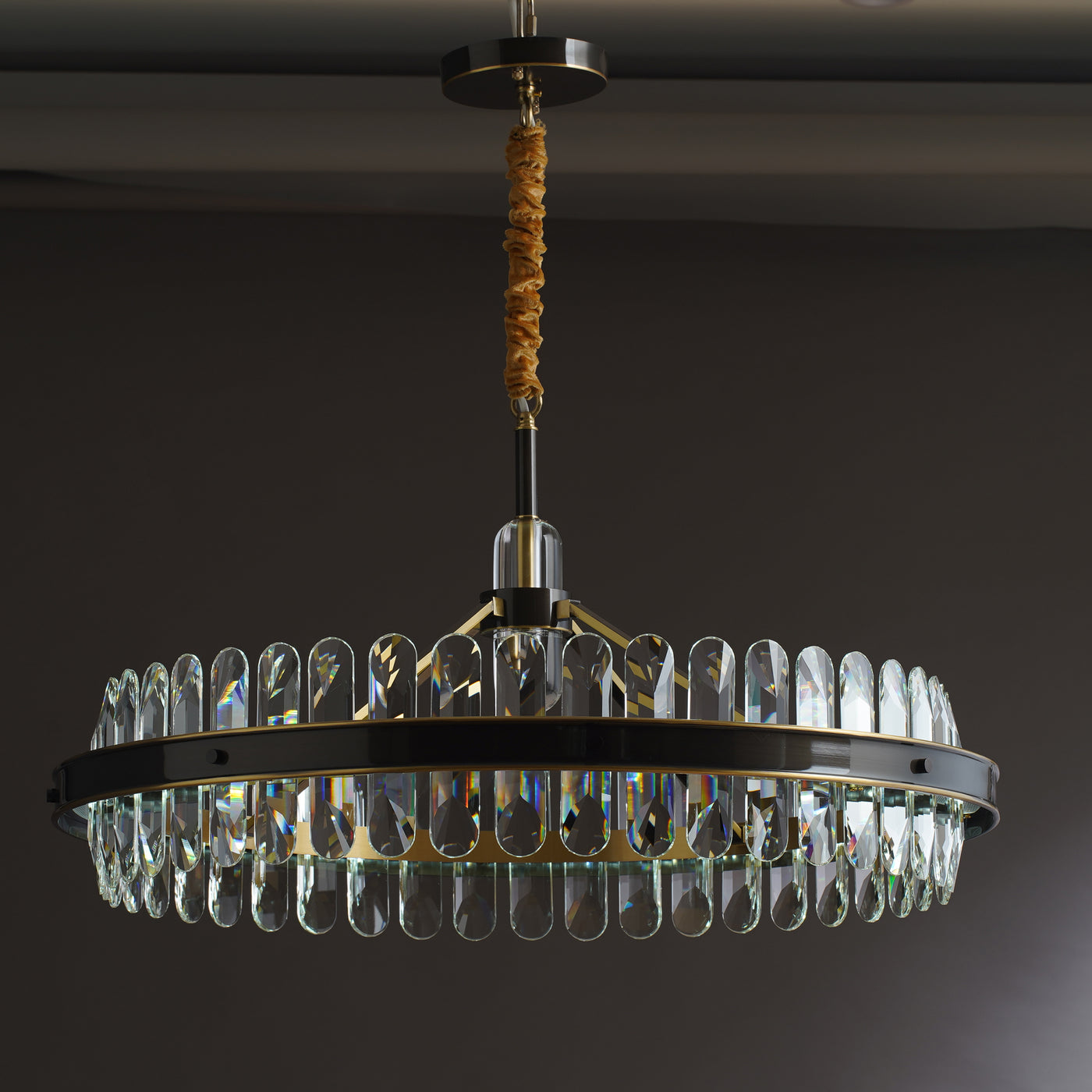 Creative crystal ring chandelier