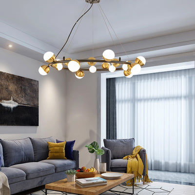 Modern minimalist chandelier