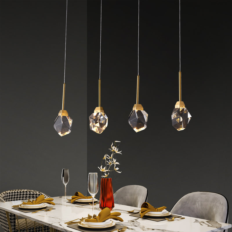 Rectangle Crystal Diamond Chandelier