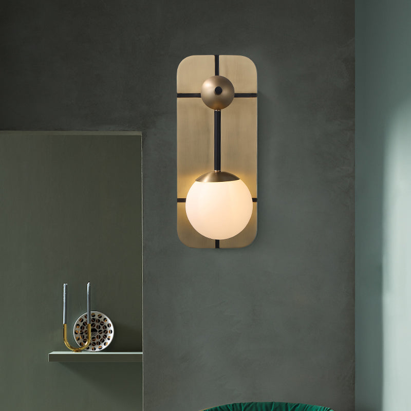 Ball wall sconce