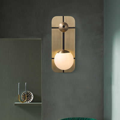 Ball wall sconce