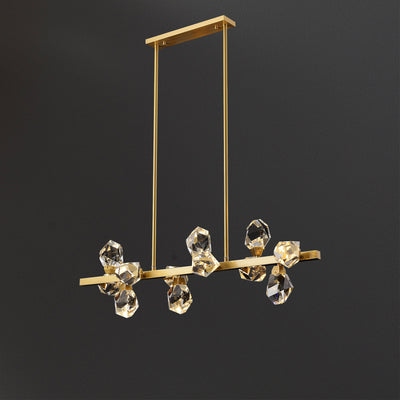 Rectangle Crystal Diamond Chandelier