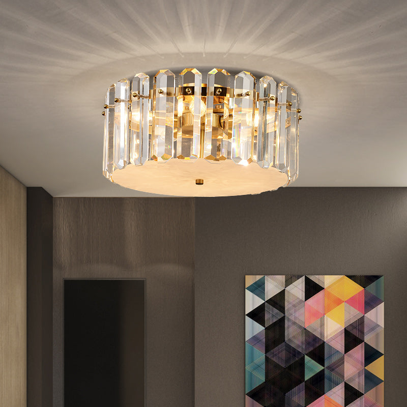 Contemporary Round Crystal Chandelier