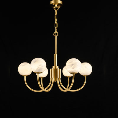 Modern marble chandelier