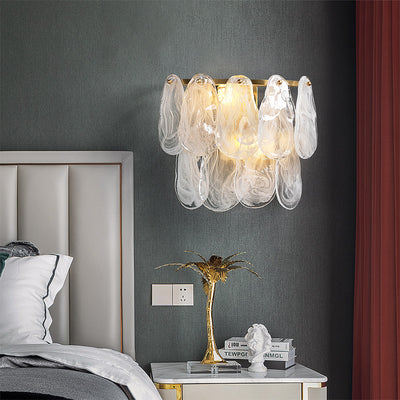 White Amber Wall Sconce