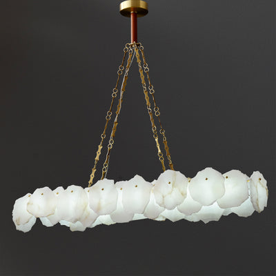 Marble Snowflake Chandelier