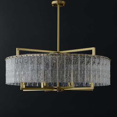 Blown Glass Round Chandelier
