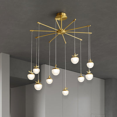 Modern creative apple chandelier