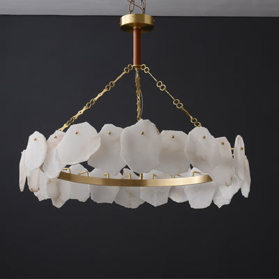 Marble Snowflake Chandelier