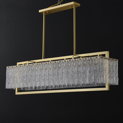 Grass Rectangle Turntable Chandelier