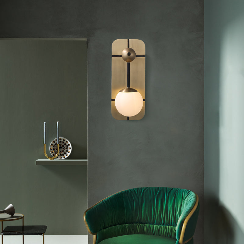 Ball wall sconce