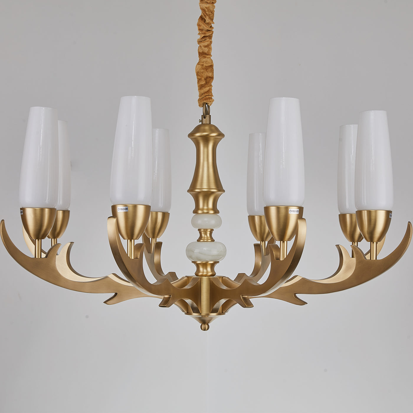 Creative golden chandelier