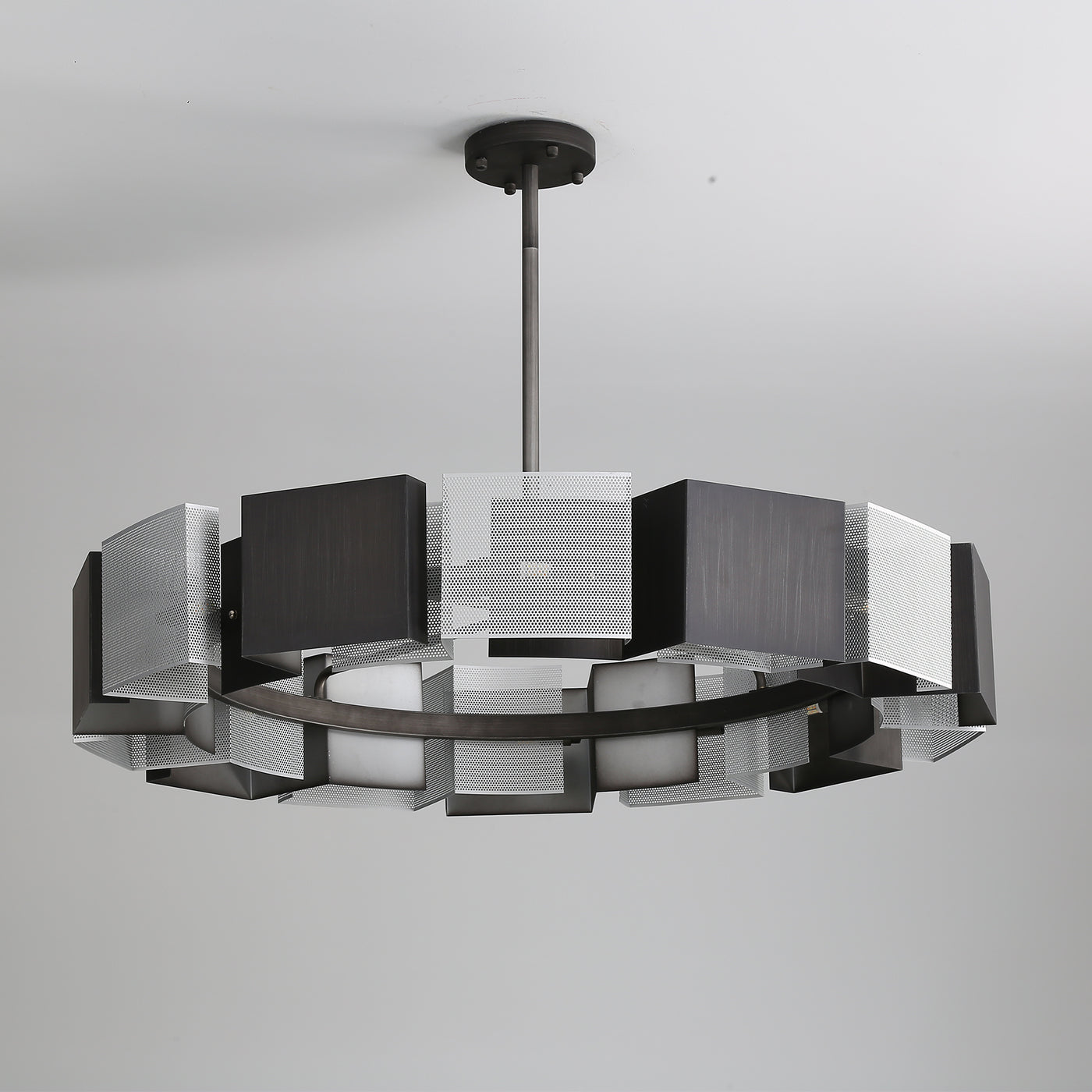 Classic Black ink round chandelier