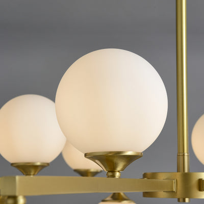 8-Lights Ball Chandelier
