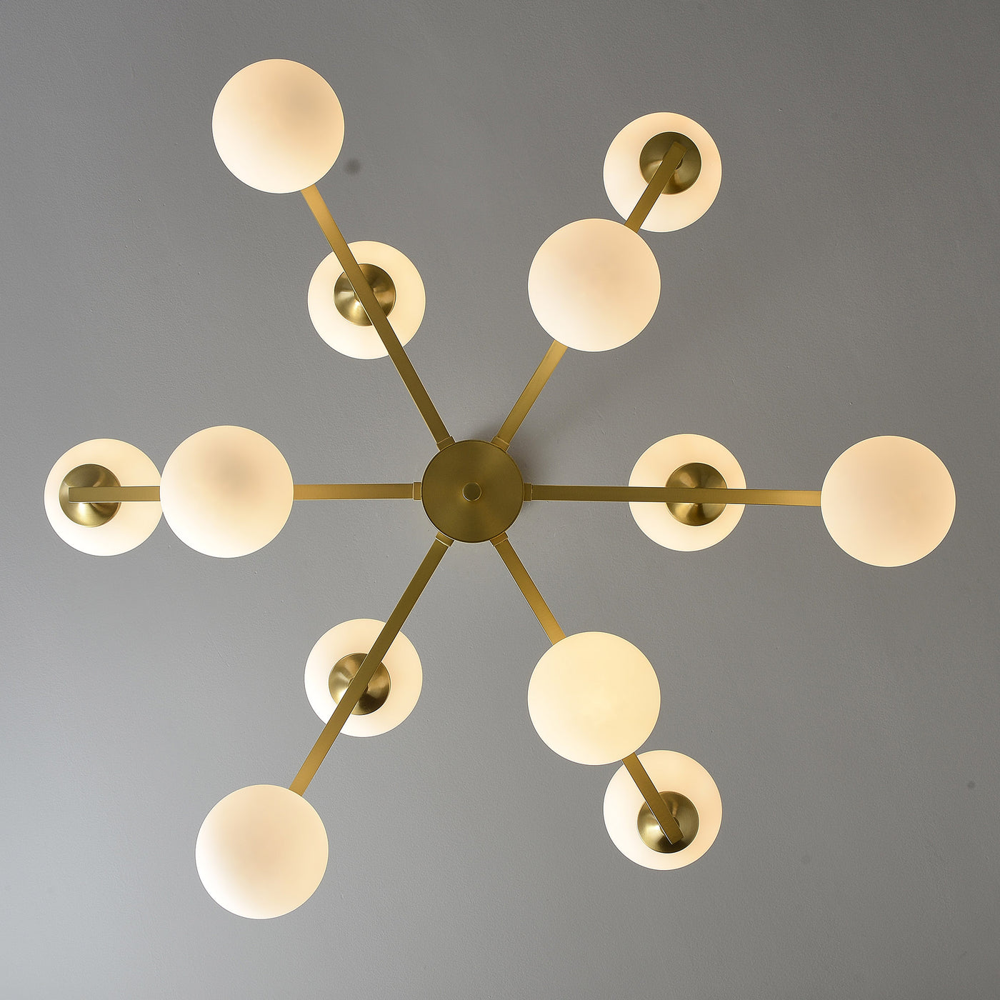 12-Lights Ball Chandelier