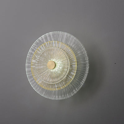 Round Large Wheel Wall Sconce