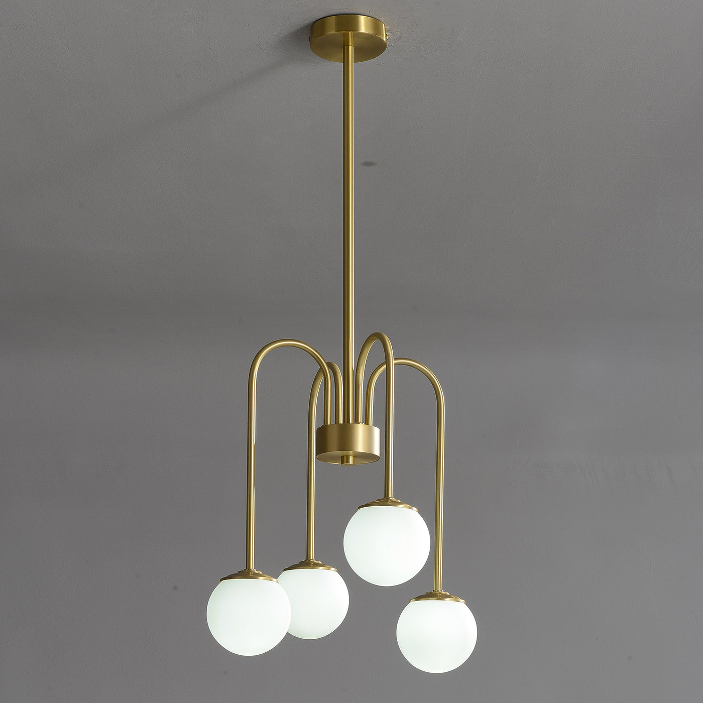 4-Lights Ball Chandelier