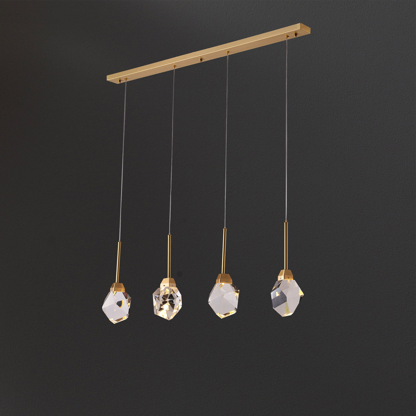 Rectangle Crystal Diamond Chandelier