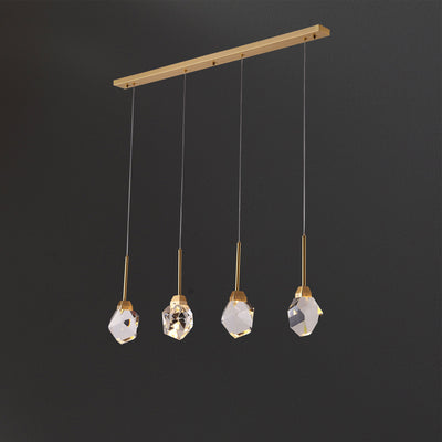 Rectangle Crystal Diamond Chandelier