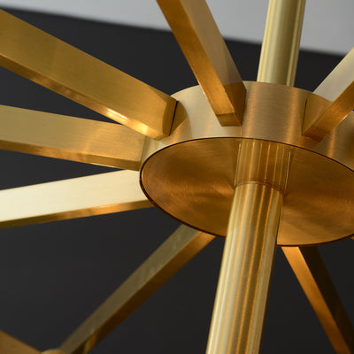 15-Lights Glass Ball Chandelier