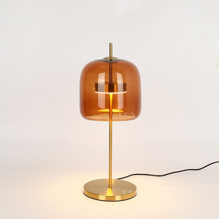 Glass table lamp bedside lamp