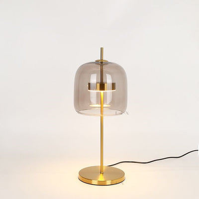 Glass table lamp bedside lamp