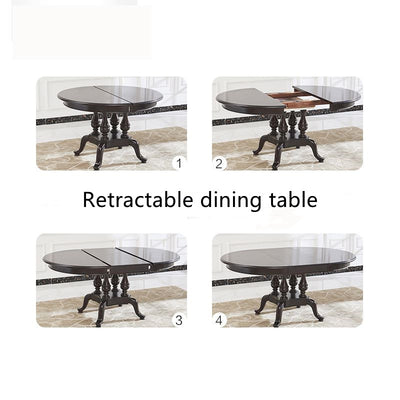 Solid wood dining combination