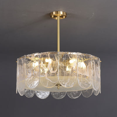 Transparent Glass Chandelier