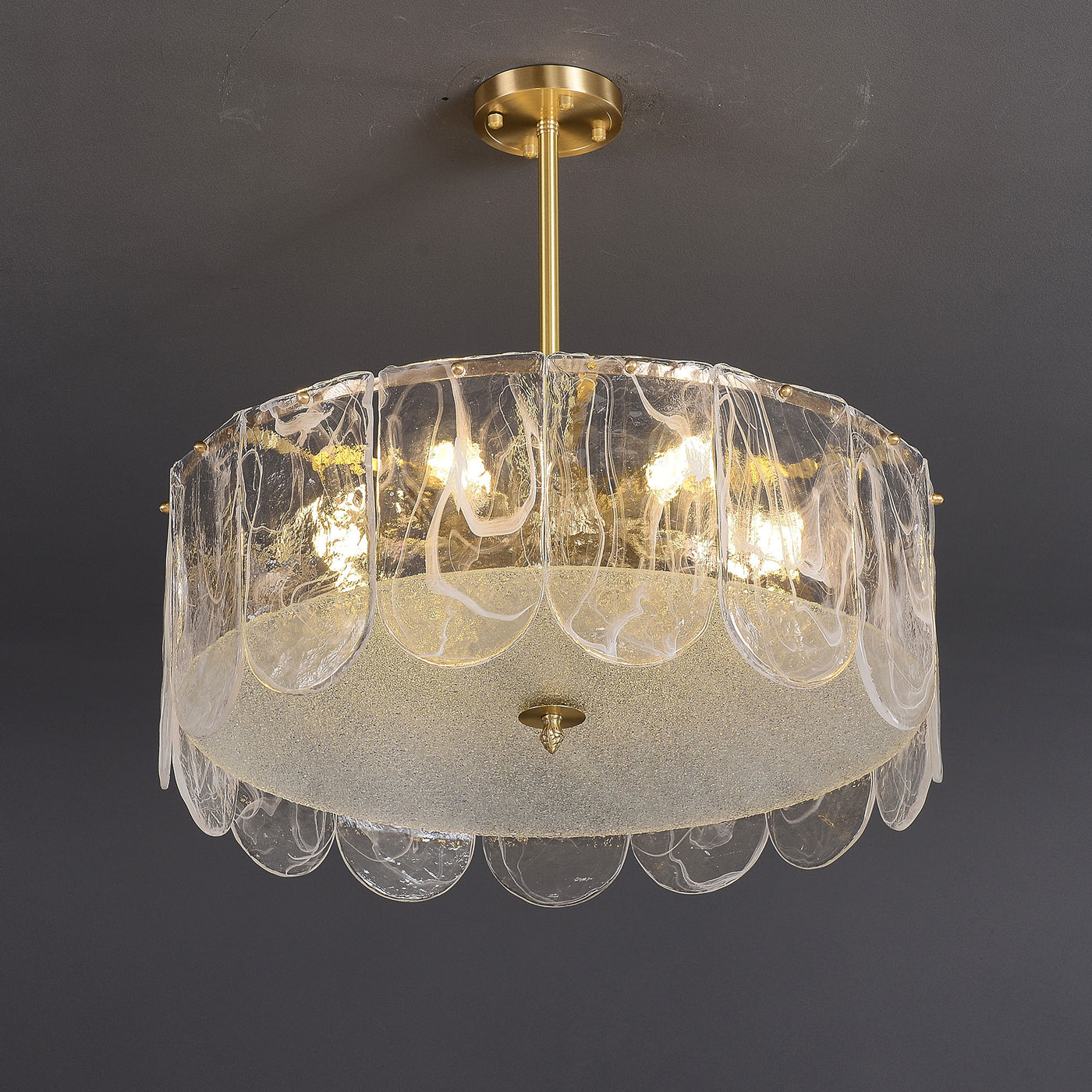 Transparent Glass Chandelier