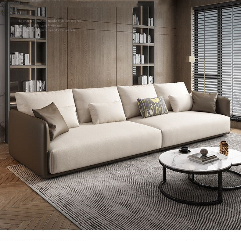 White Fabric sofa living room sofa