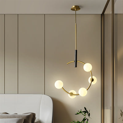 Moon Ball Chandelier