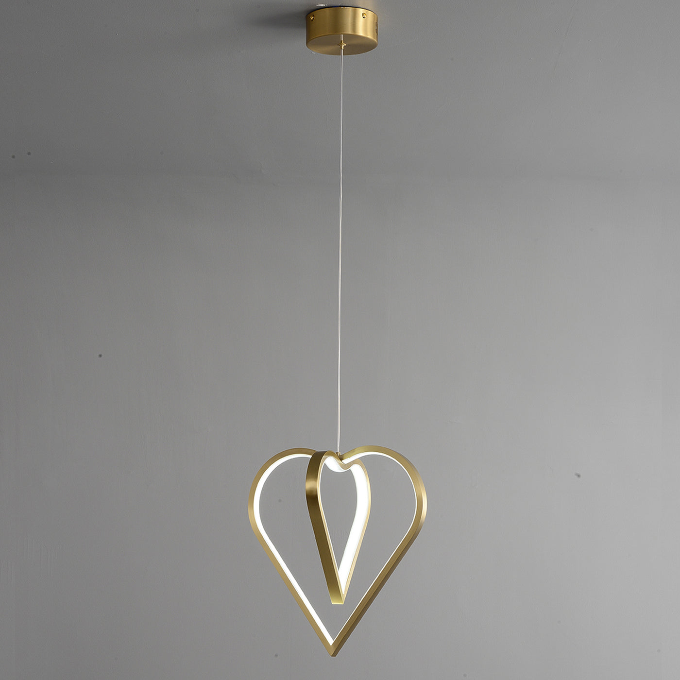 Creative heart chandelier