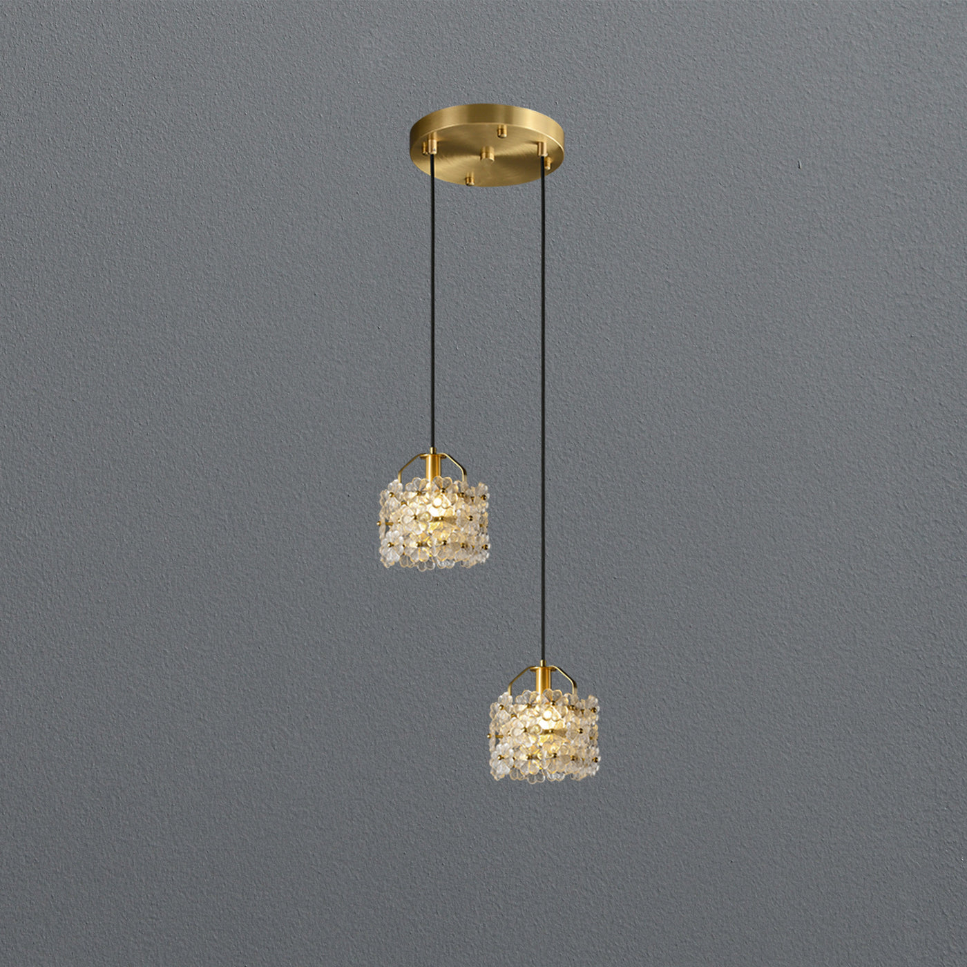 Prosperous blooming chandelier