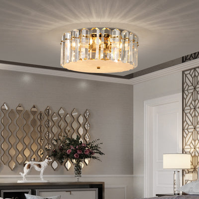 Contemporary Round Crystal Chandelier