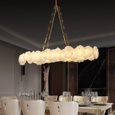 Marble Snowflake Chandelier