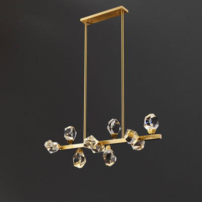 Rectangle Crystal Diamond Chandelier