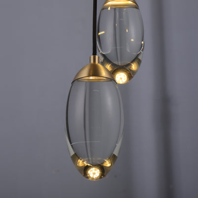 Water droplets chandelier