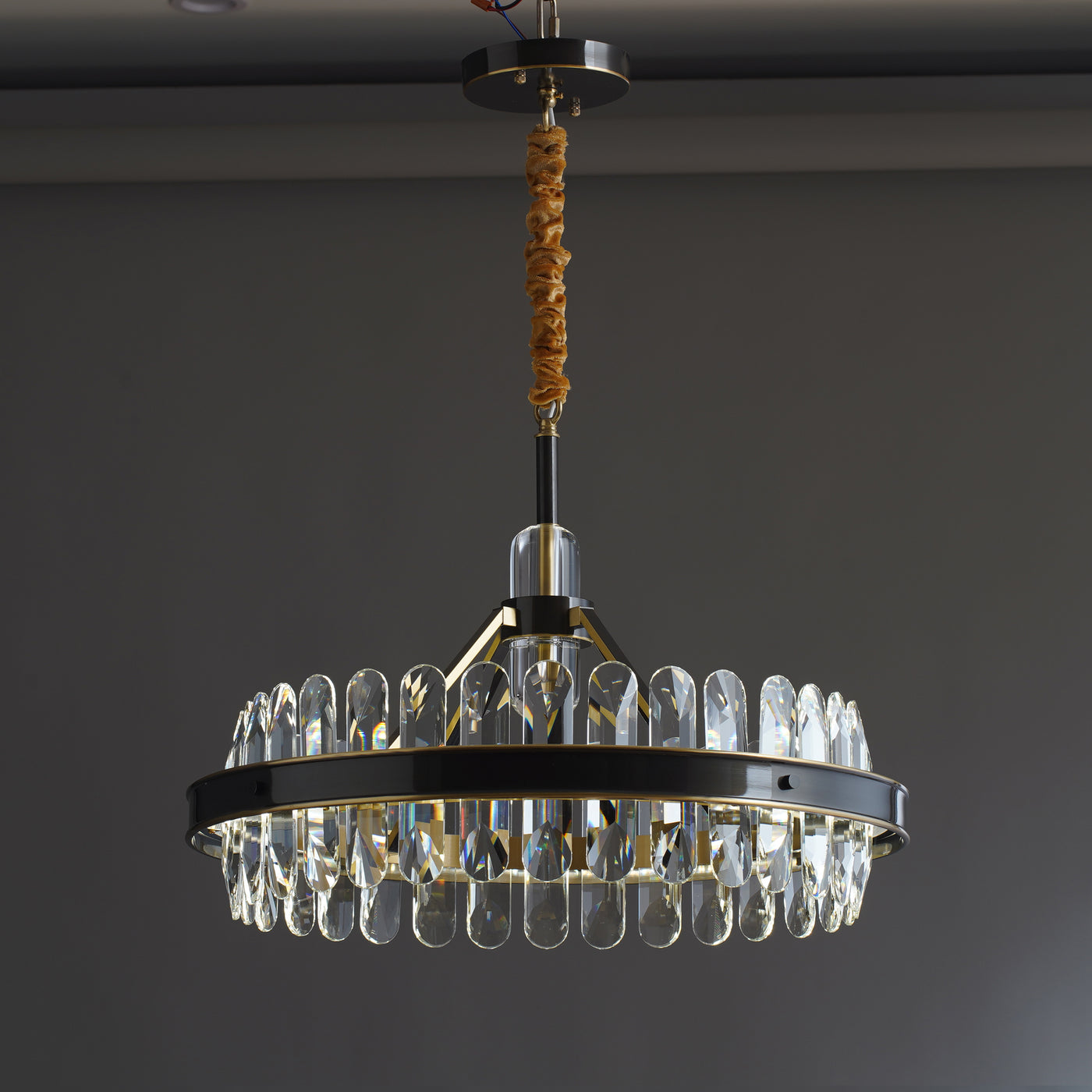 Creative crystal ring chandelier
