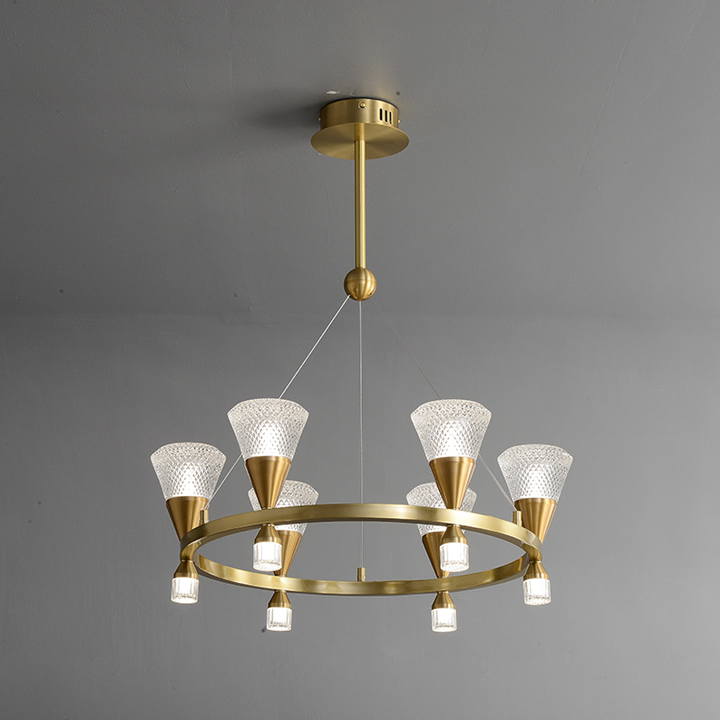 Modern creative ring chandelier