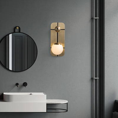 Ball wall sconce