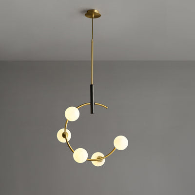 Moon Ball Chandelier